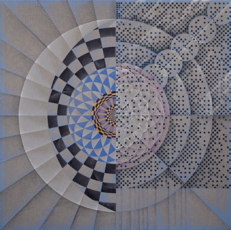 《波》 120cm x 120cm 布面油画