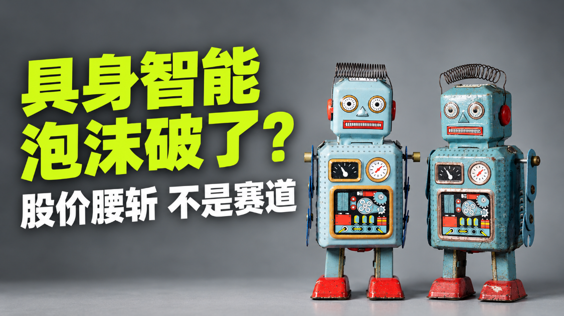股价腰斩、业内开喷，具身智能泡沫破了？