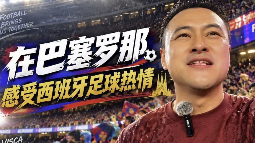 在巴萨主场，感受西班牙足球热情