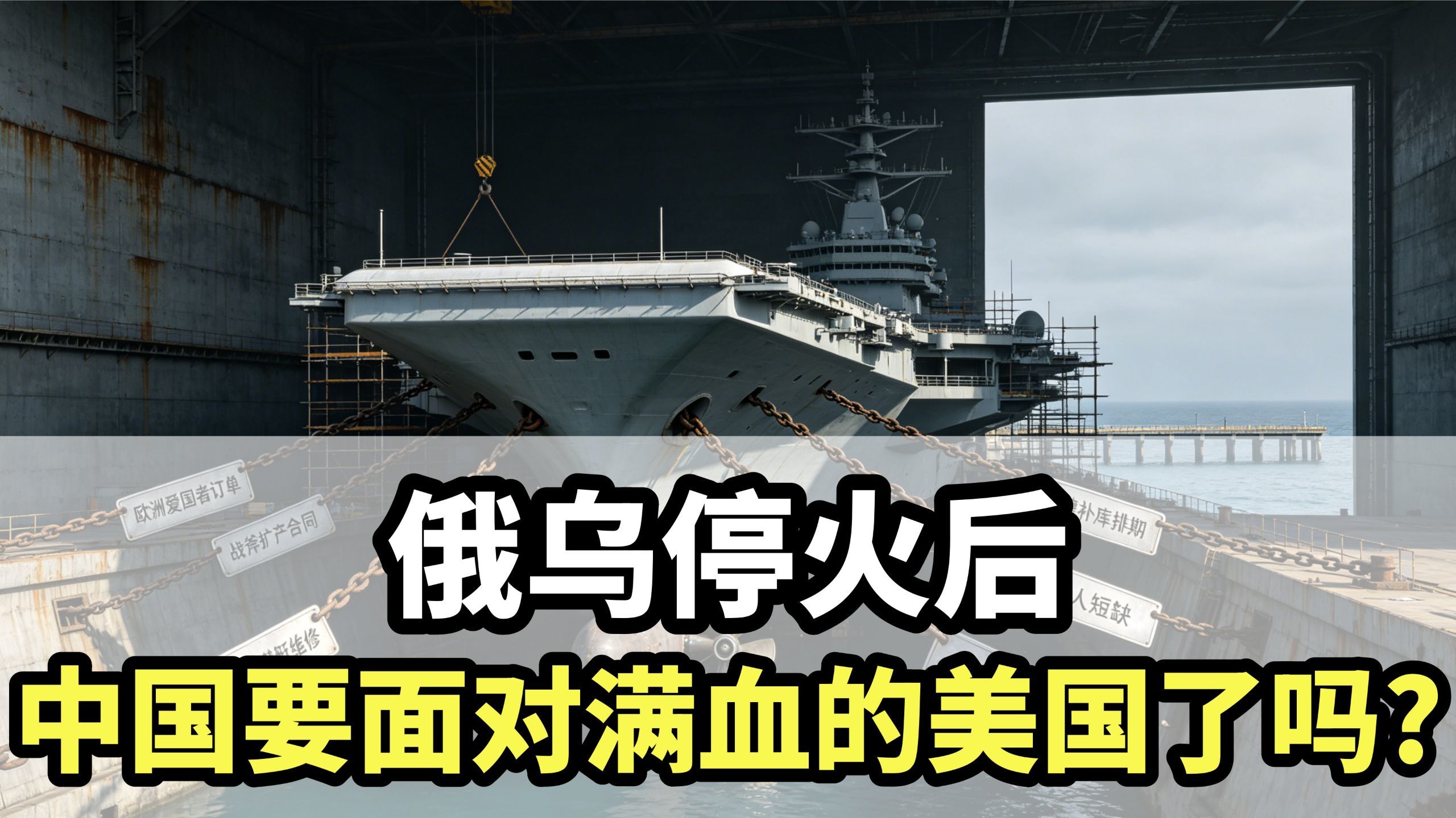 一口气讲清：俄罗斯乌克兰停火之后，中国真的要面对一个满血美国了吗？