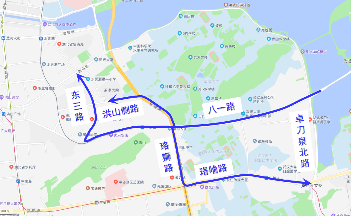 图6 第二期远端绕行线路图