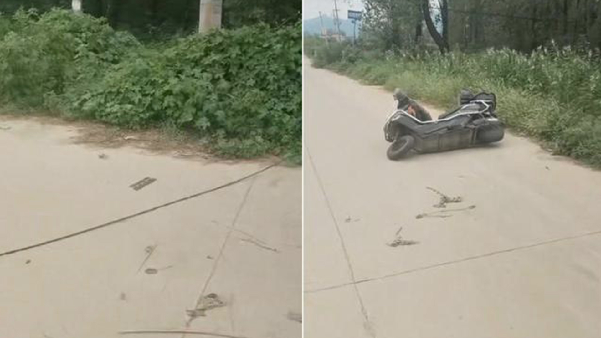 河南驻马店一女子骑车遭线缆勒颈身亡，家属称“是道路施工拉的绳子，有一米多高”警方已介入