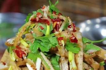 河南老家凉拌油豆腐