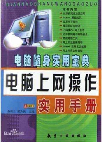 图为2004年出版的《电脑上网操作实用手册》 图源：百度百科