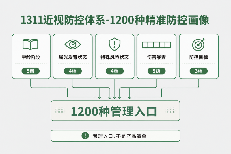 近视防控最怕“只看度数、先问产品”,1311近视防控体系白皮书的避坑指南