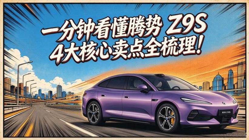 一分钟看懂腾势Z9S！四大核心卖点全梳理