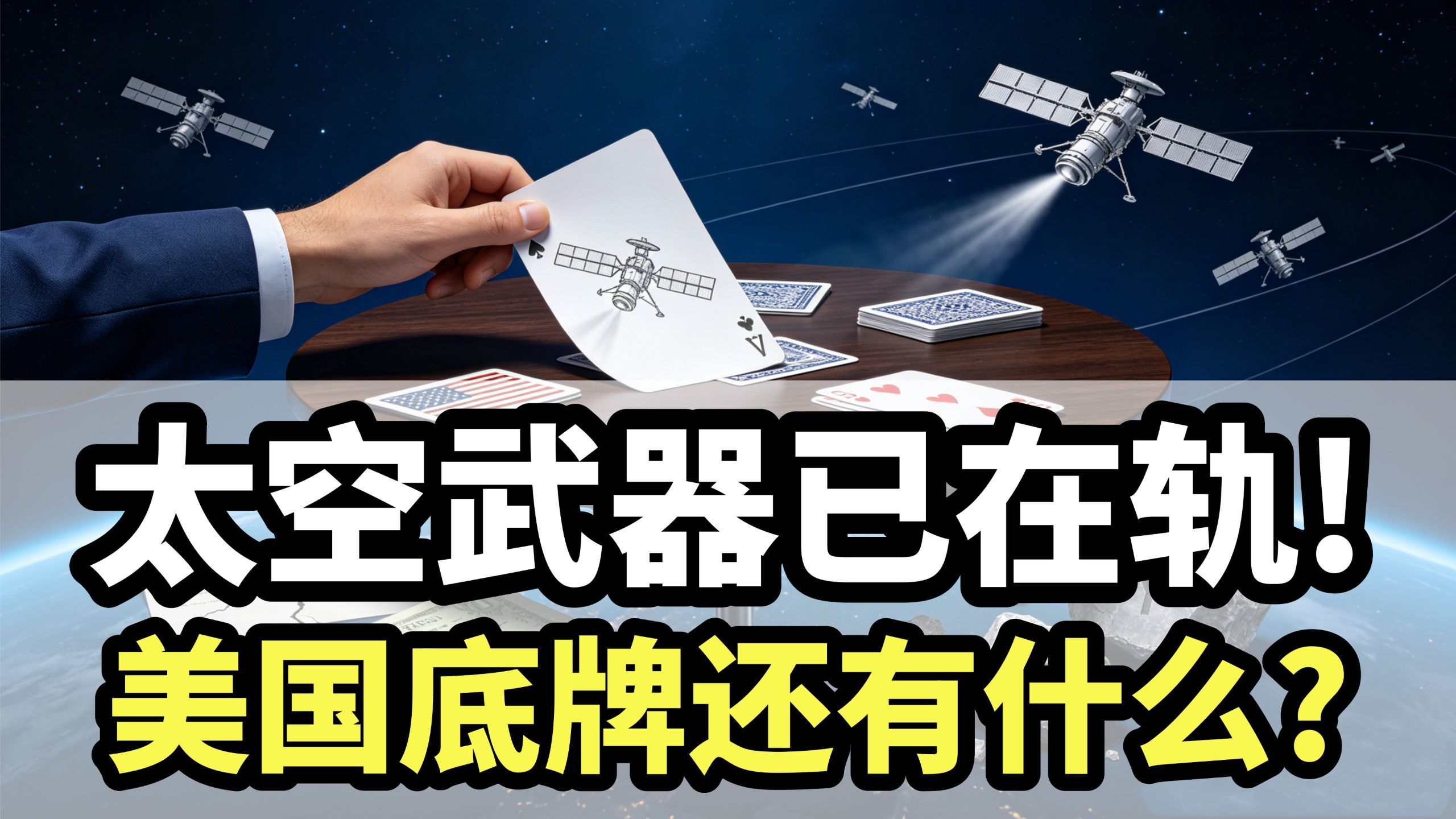 太空武器已在轨，美国底牌还有什么？