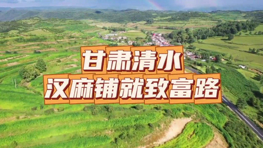 【甘快看】行进中国丨清水汉麻　“链”上开花
