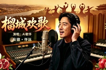 安徽怀远：AI原创歌曲《榴城欢歌》唱出怀远的温柔邀约