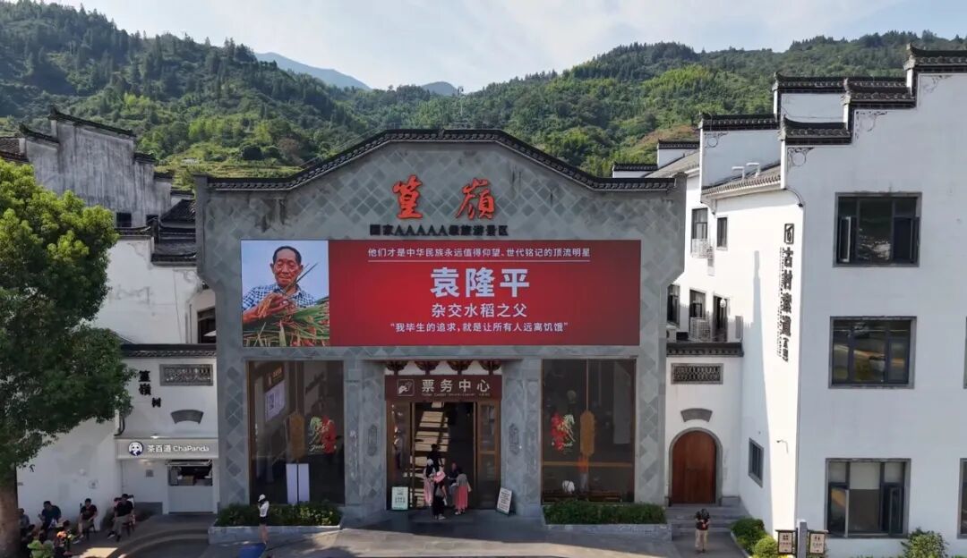 篁岭景区大屏（受访者提供）