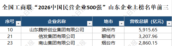 数据来源:2026中国民营企业500强榜单(全国工商联,2025年营收口径) 制表:都亚男