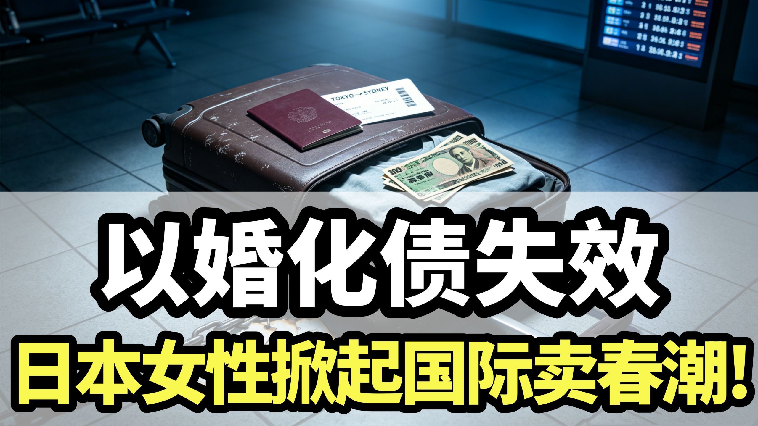 以婚化债失效，日本女性掀起国际卖春潮
