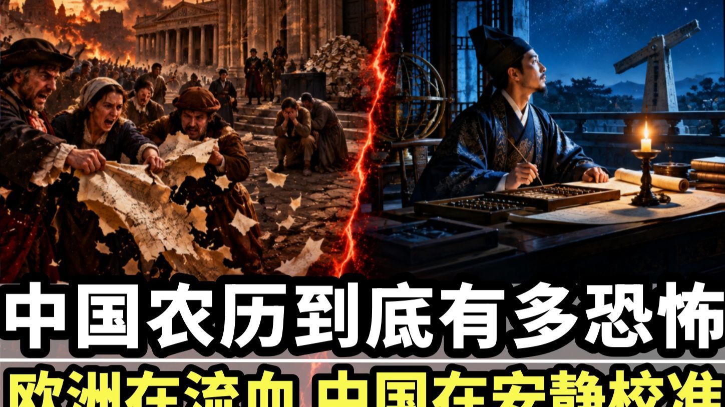 中国农历到底有多恐怖？手搓“超级算法”领先西方世界1000年，从“顺天应人”到“征服自然”，西方至今学不会