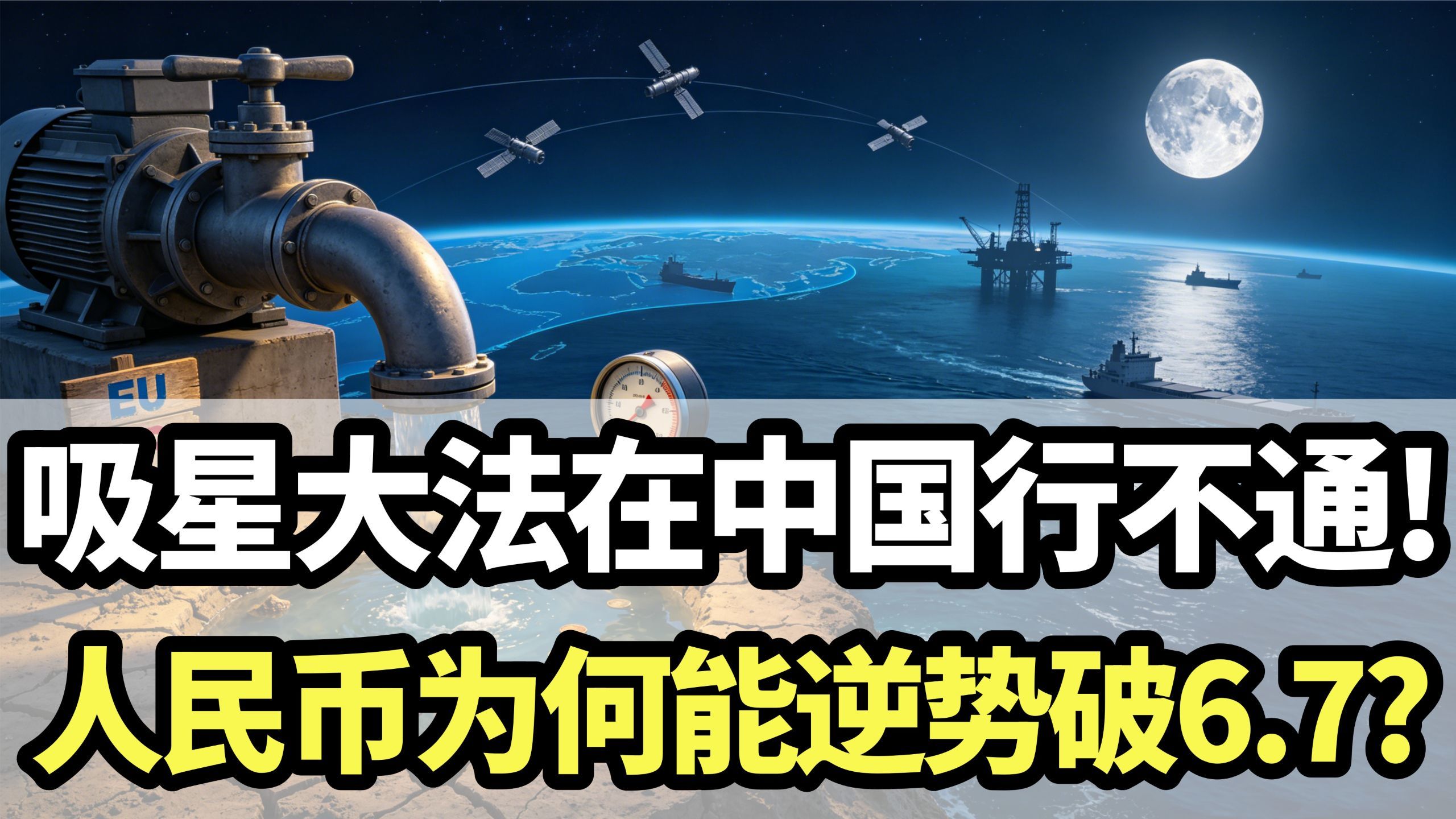 吸星大法在中国撞上了什么：全球渡劫时，人民币为何逆势破6.7？