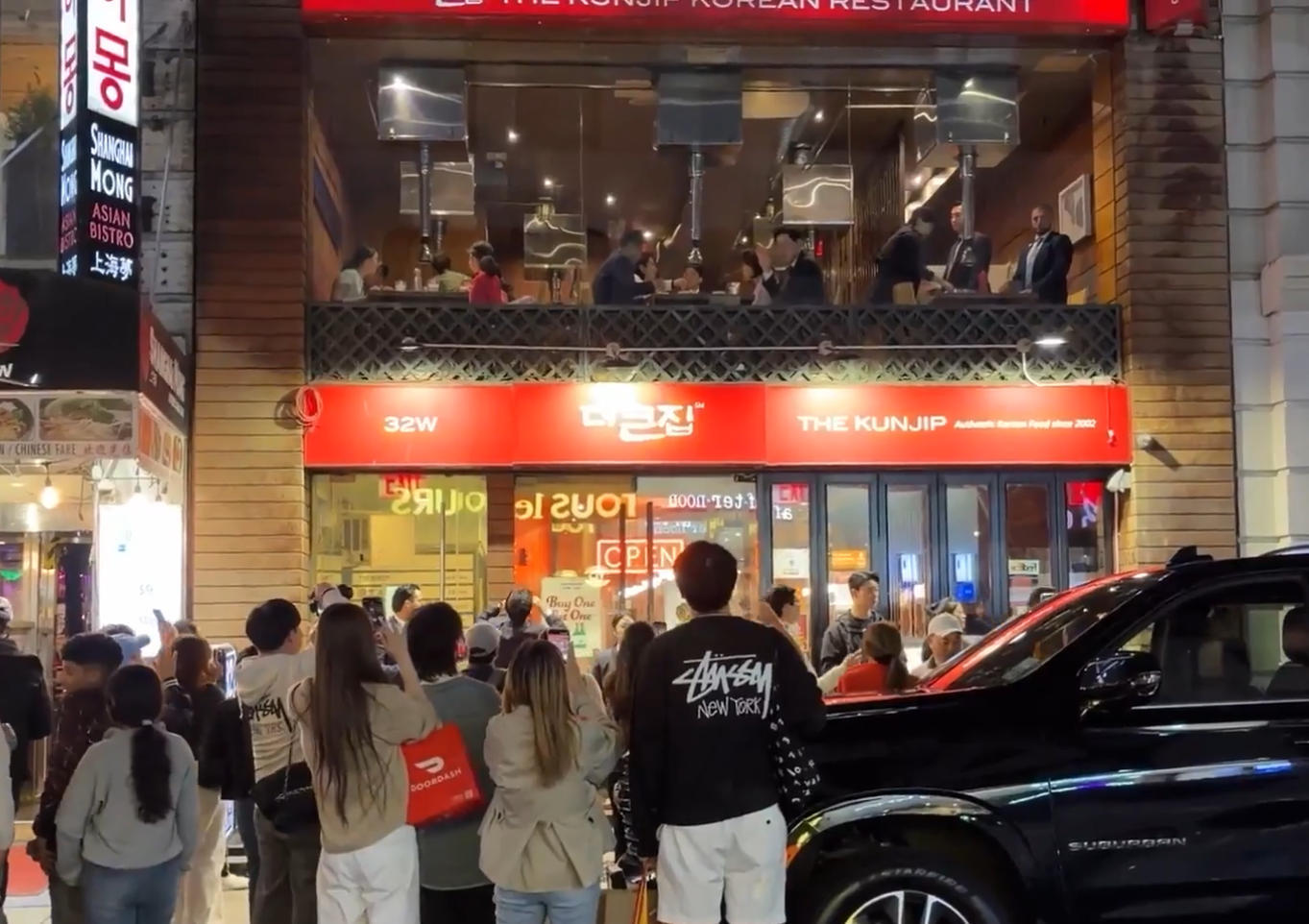 李在明现身纽约韩国城用餐，店员：马云也来过