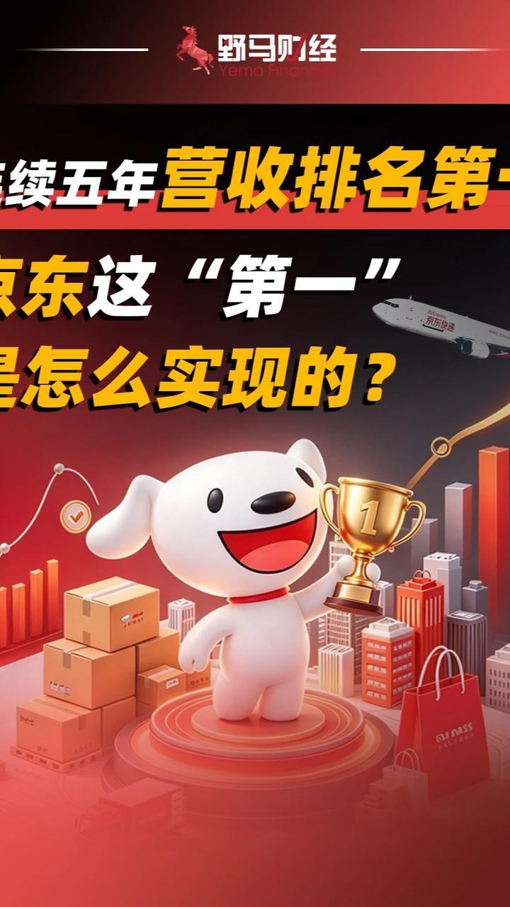 连续五年营收排名第一，京东这“第一”是怎么实现的？#京东#财经