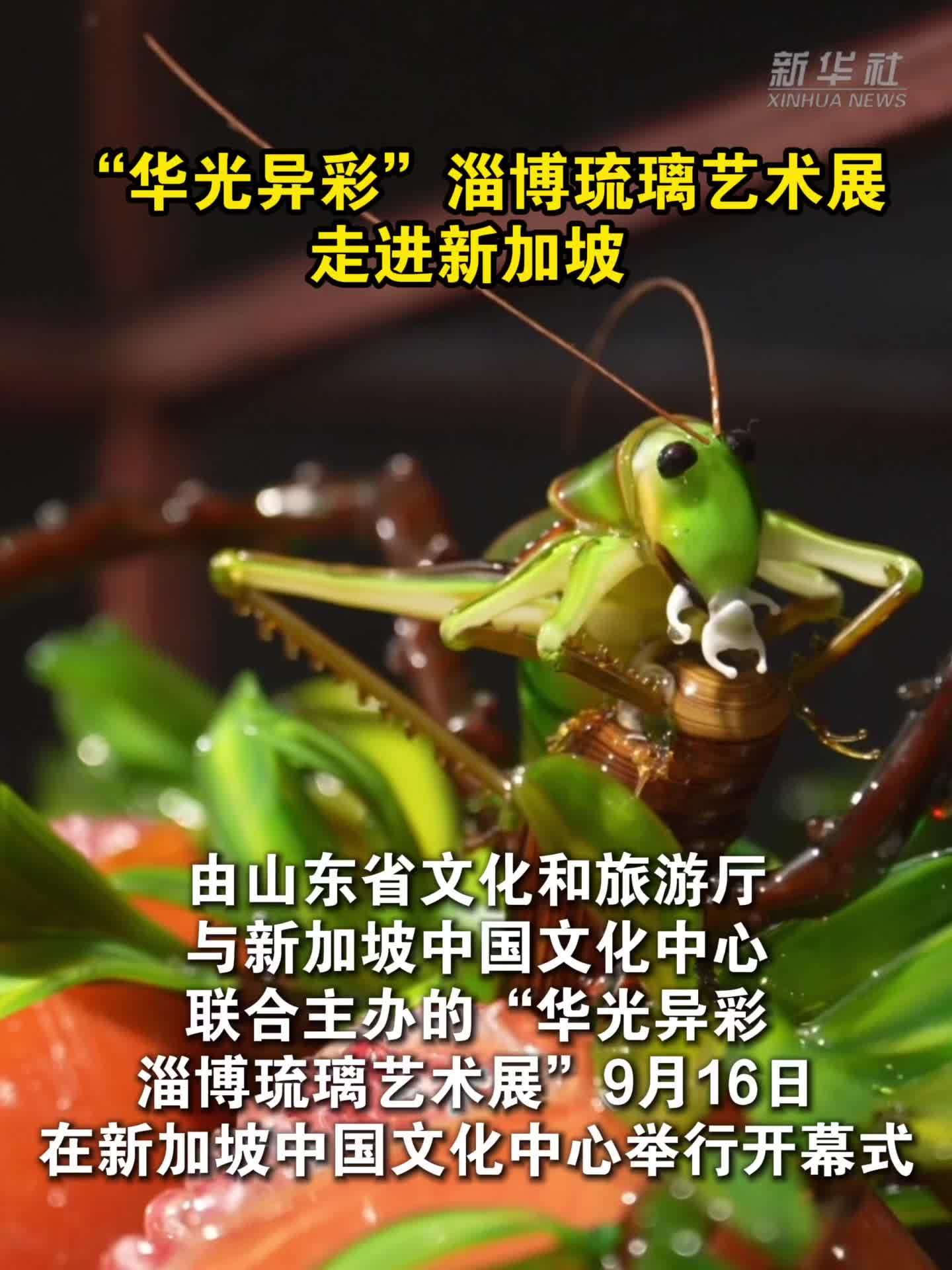 “华光异彩”淄博琉璃艺术展走进新加坡