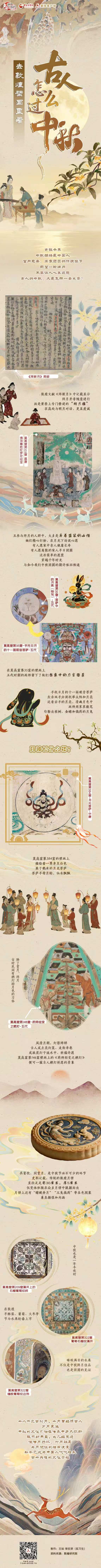 【甘快看】走！去敦煌壁画里看古人怎么过中秋