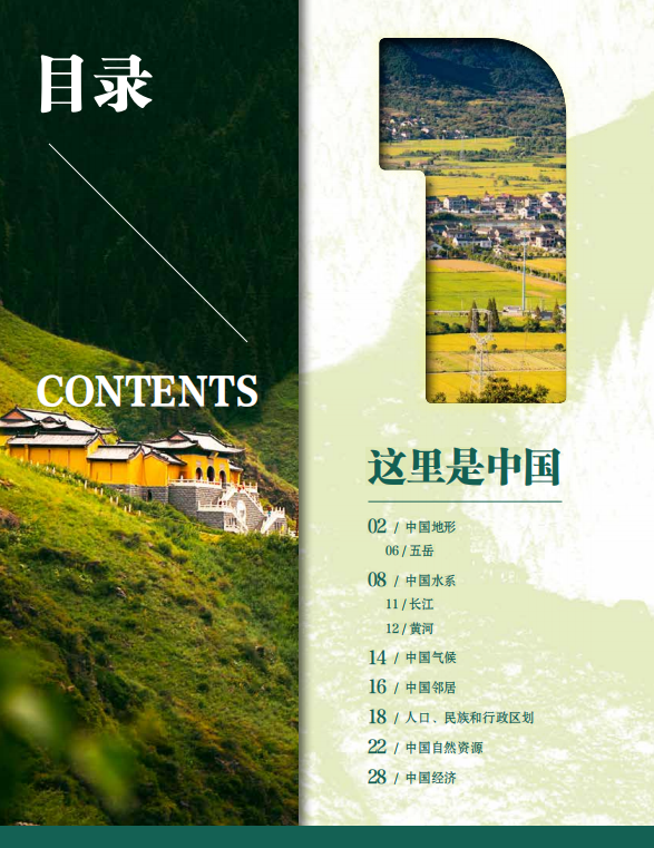 《国家地理百科》目录第一章这里是中国