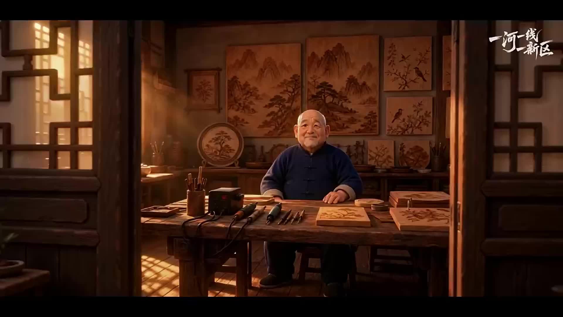 “非遗新声・数说济阳”系列第九部AI动画《济阳烙画》全网上线