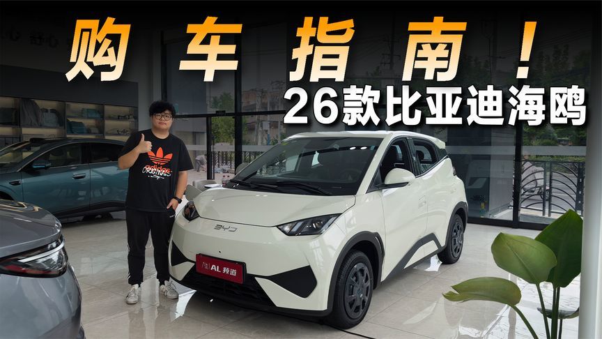 探店26款比亚迪海鸥，6.99万元起的它该买哪个配置？
