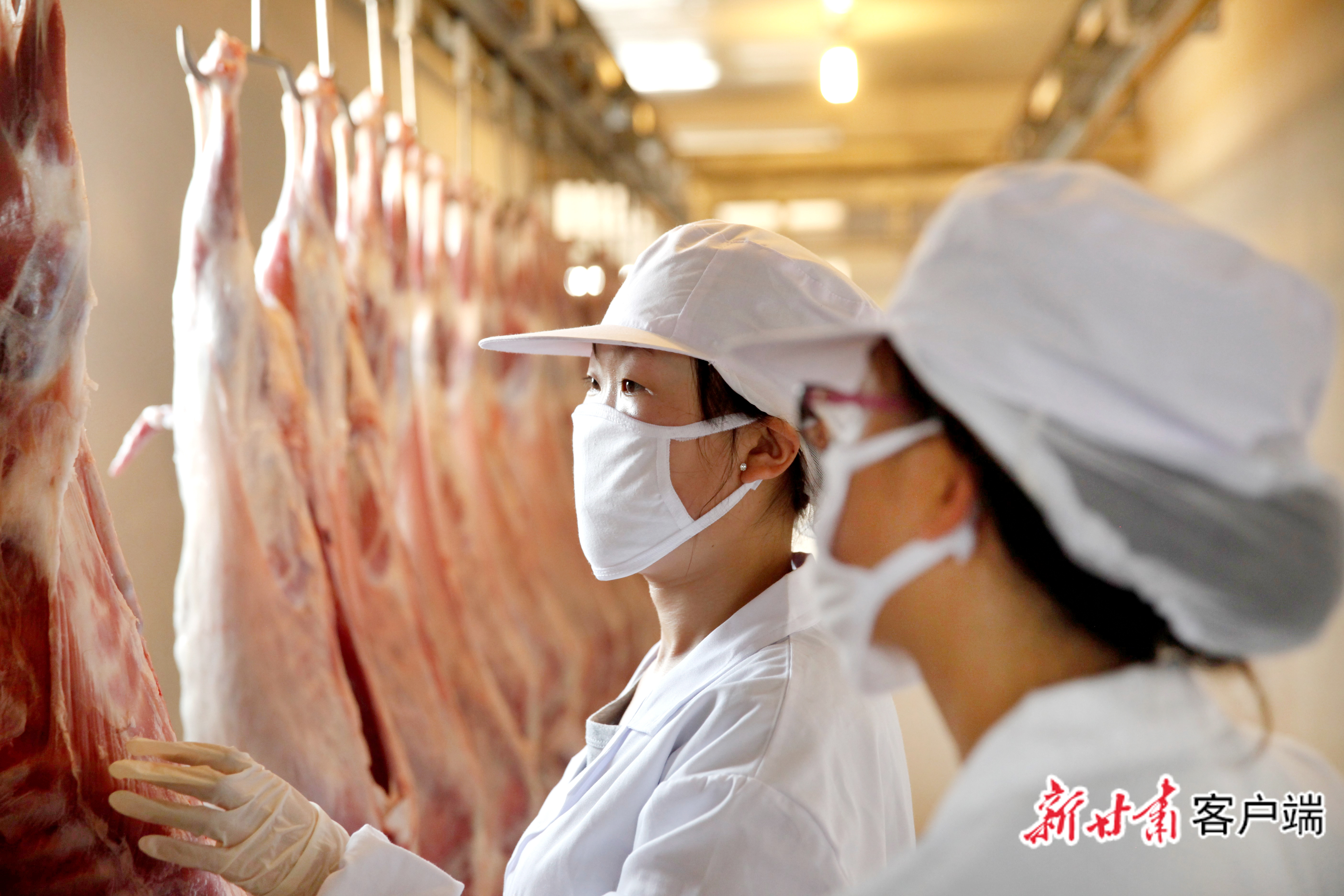 羊肉深加工生产线(资料图) 甘肃省农业农村厅供图