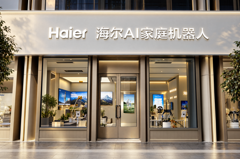 华中首家,海尔AI外骨骼机器人旗舰店武汉启幕