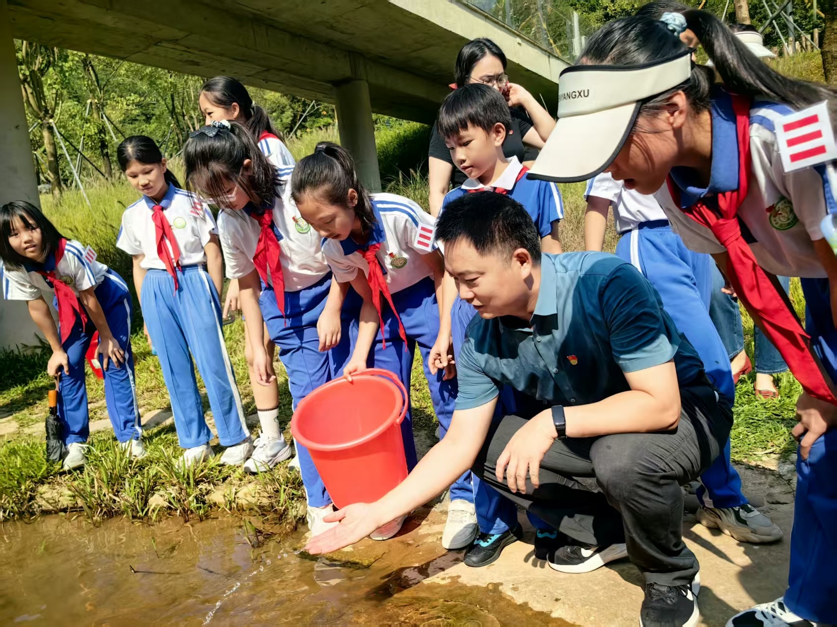 家校社联动为鱼儿寻新家 党建带队建做生态护苗先锋 ——草埔小学开展“为龟鱼寻新家,与自然共生长”生命与生态教育实践活动