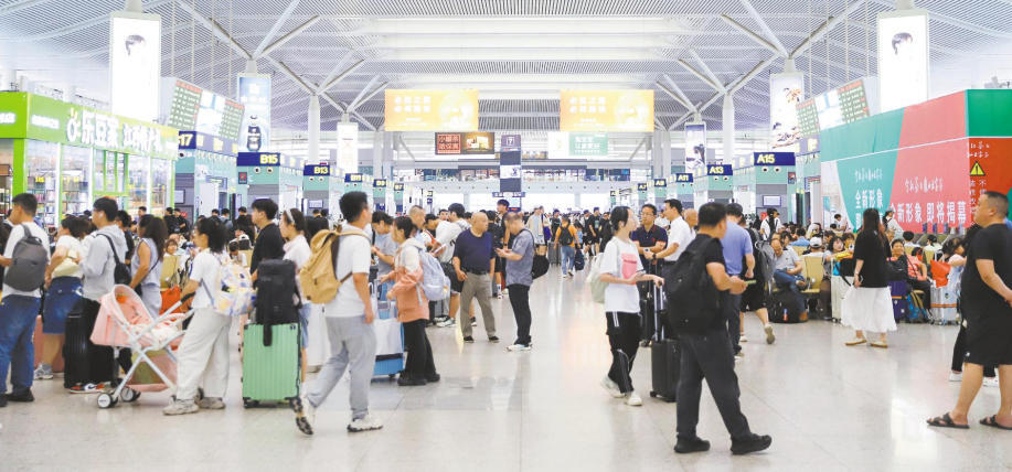 中秋国庆假期南铁预计发送旅客1935万人次（图）