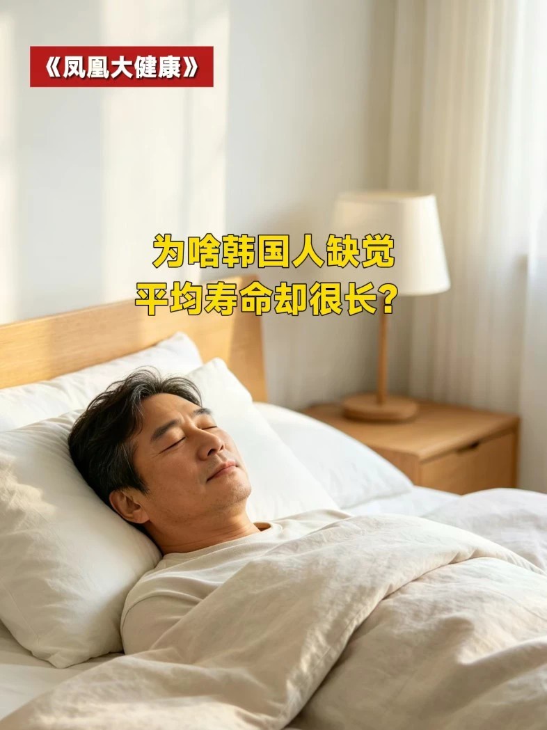 为啥韩国人缺觉，平均寿命却很长？