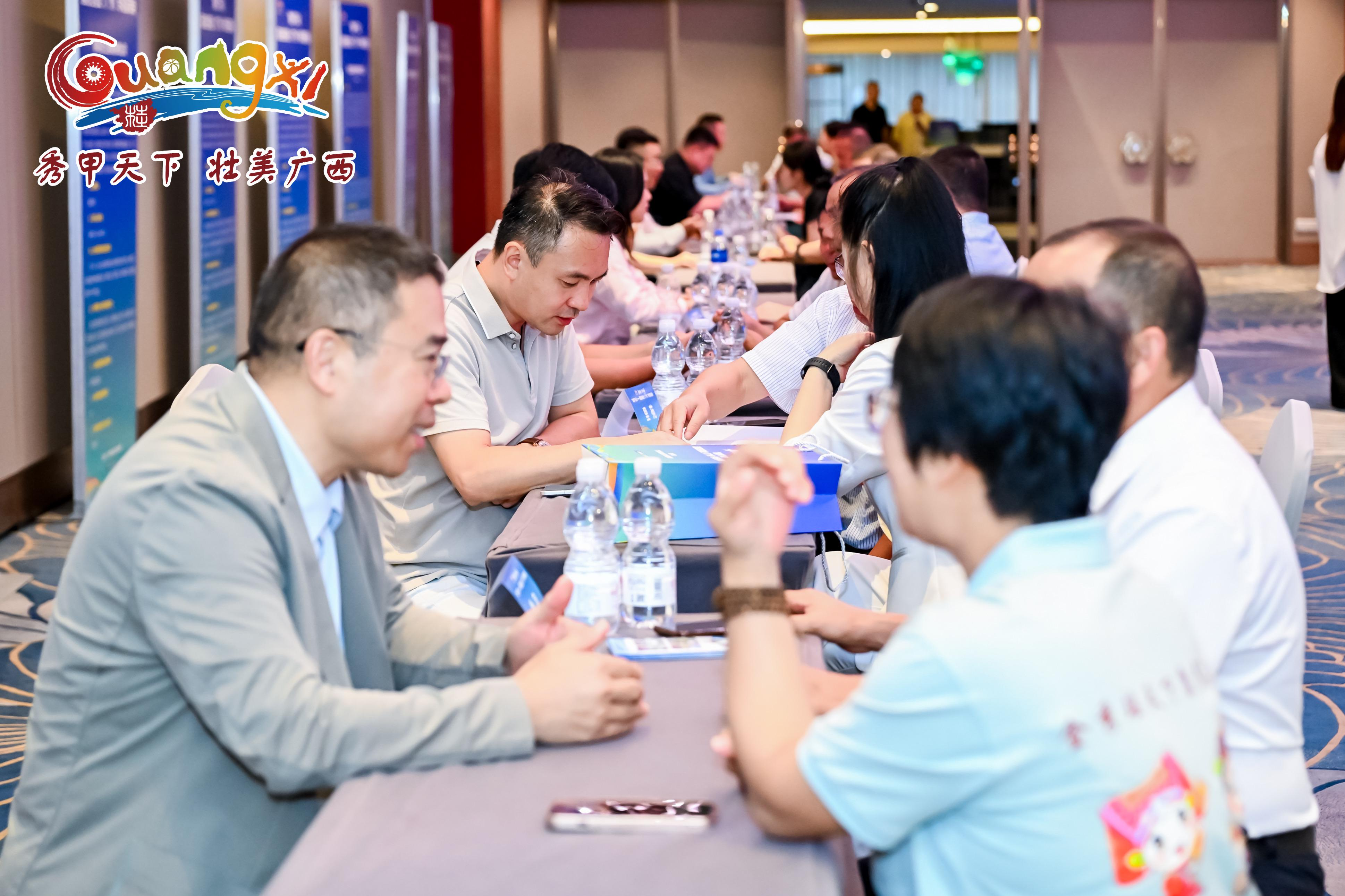 图:“鹊桥”行动—酒店住宿业(广州)专场招商会一对一洽谈