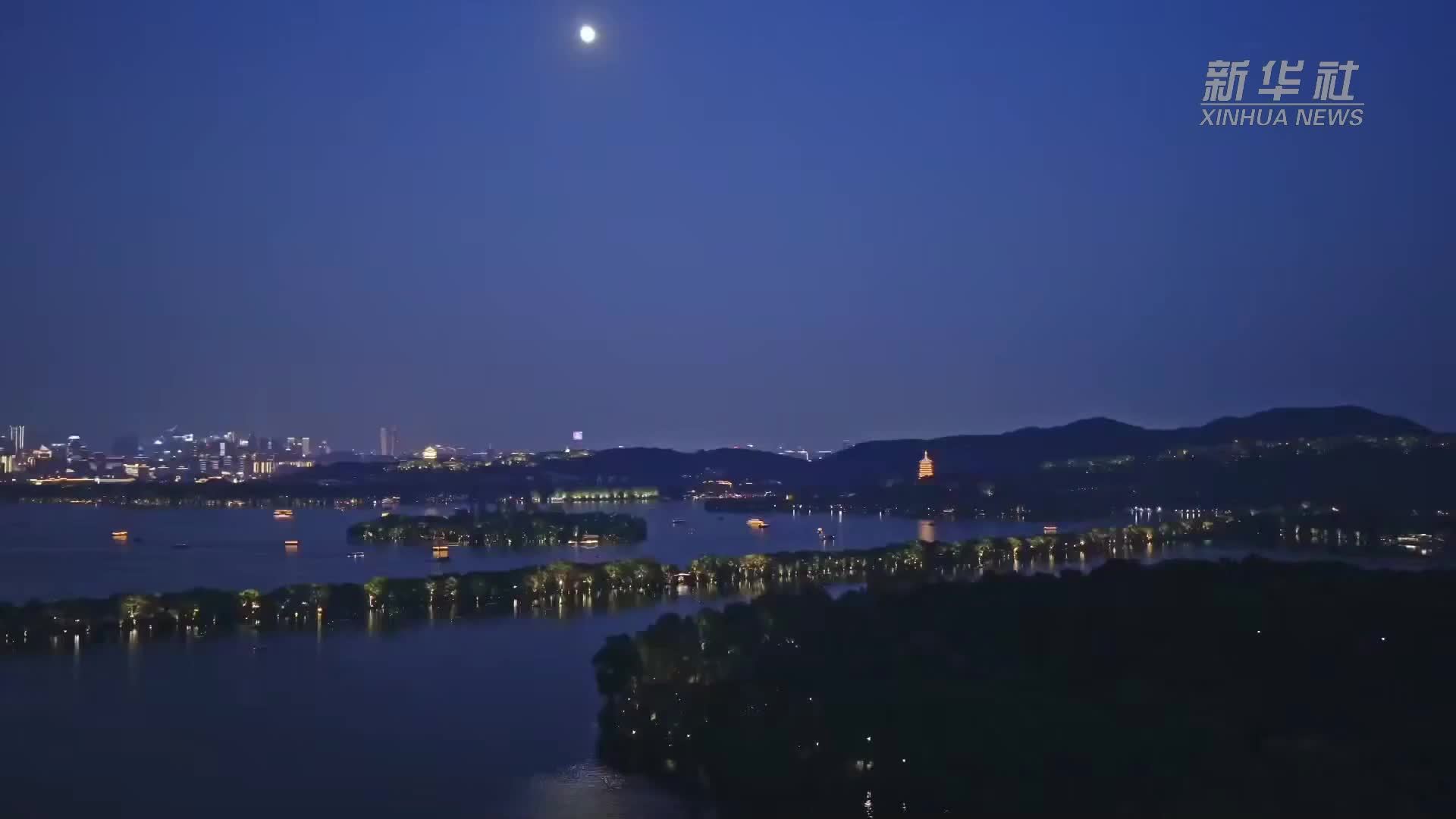 杭州：西湖中秋拜月浪漫开启
