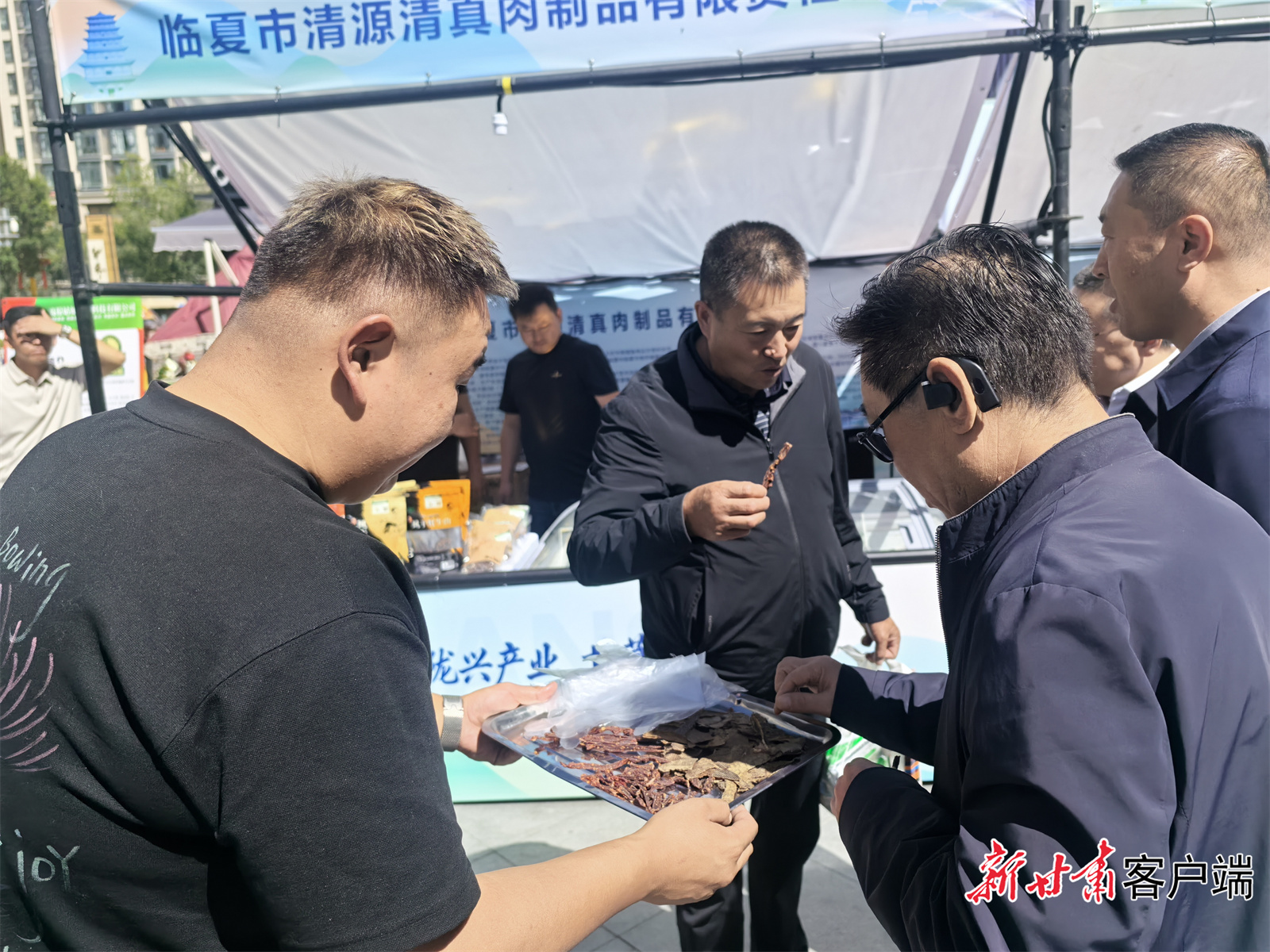 临夏牛羊肉展示