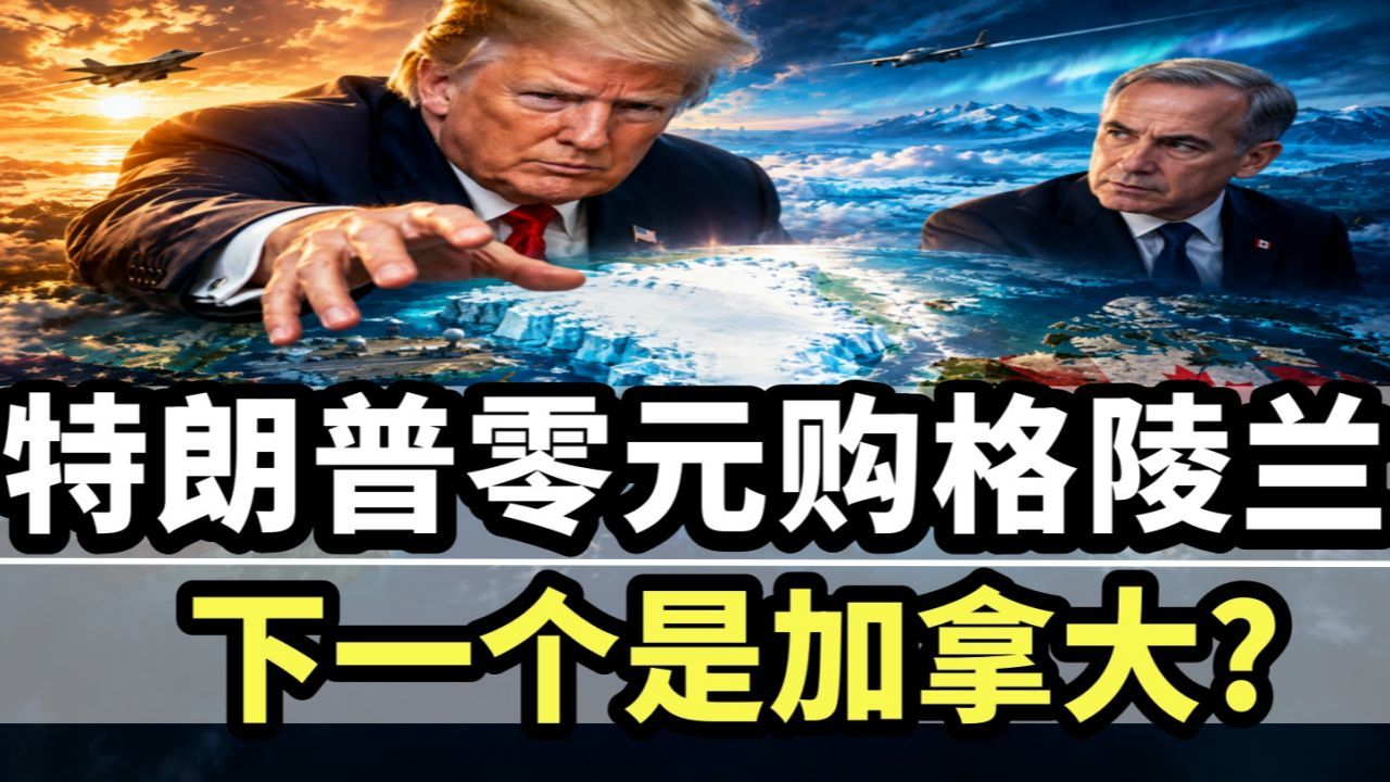 格陵兰岛被特朗普“零元购”，下一个是加拿大？