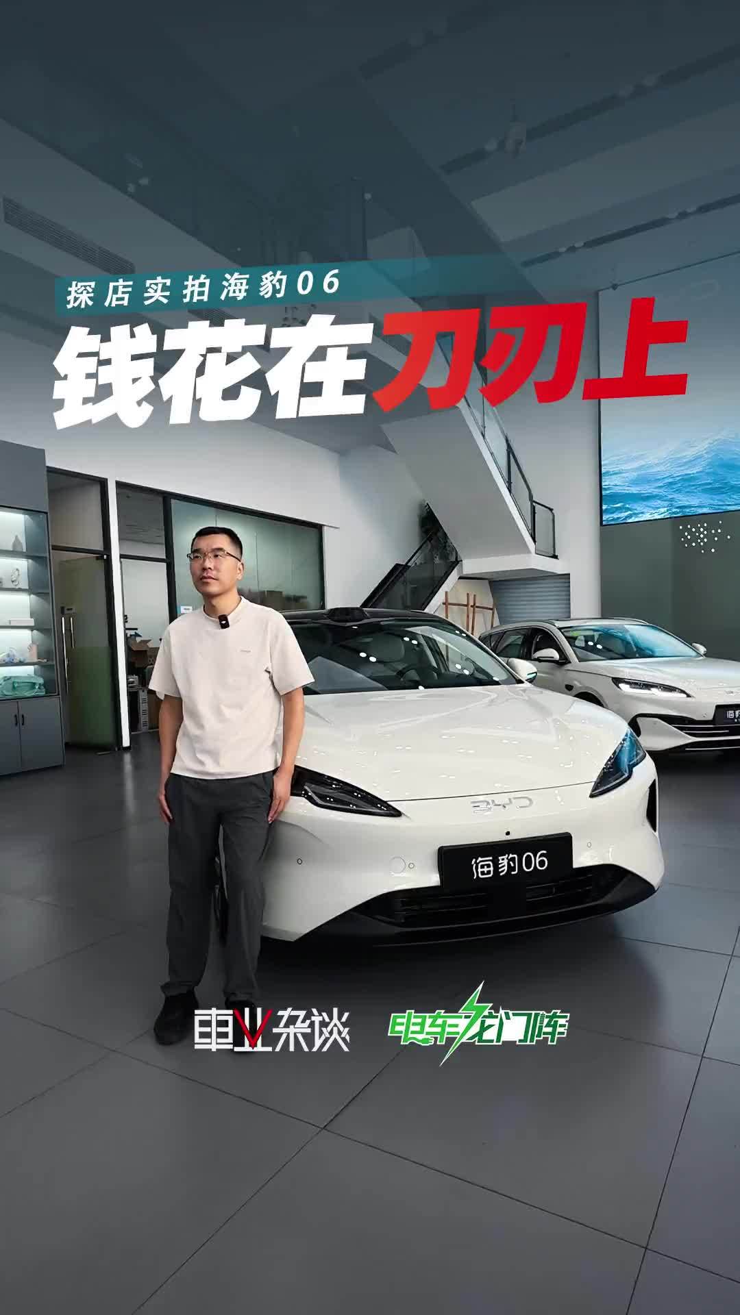 10万出头买海豹06有多香？花小钱办大事，这3个细节太顶了