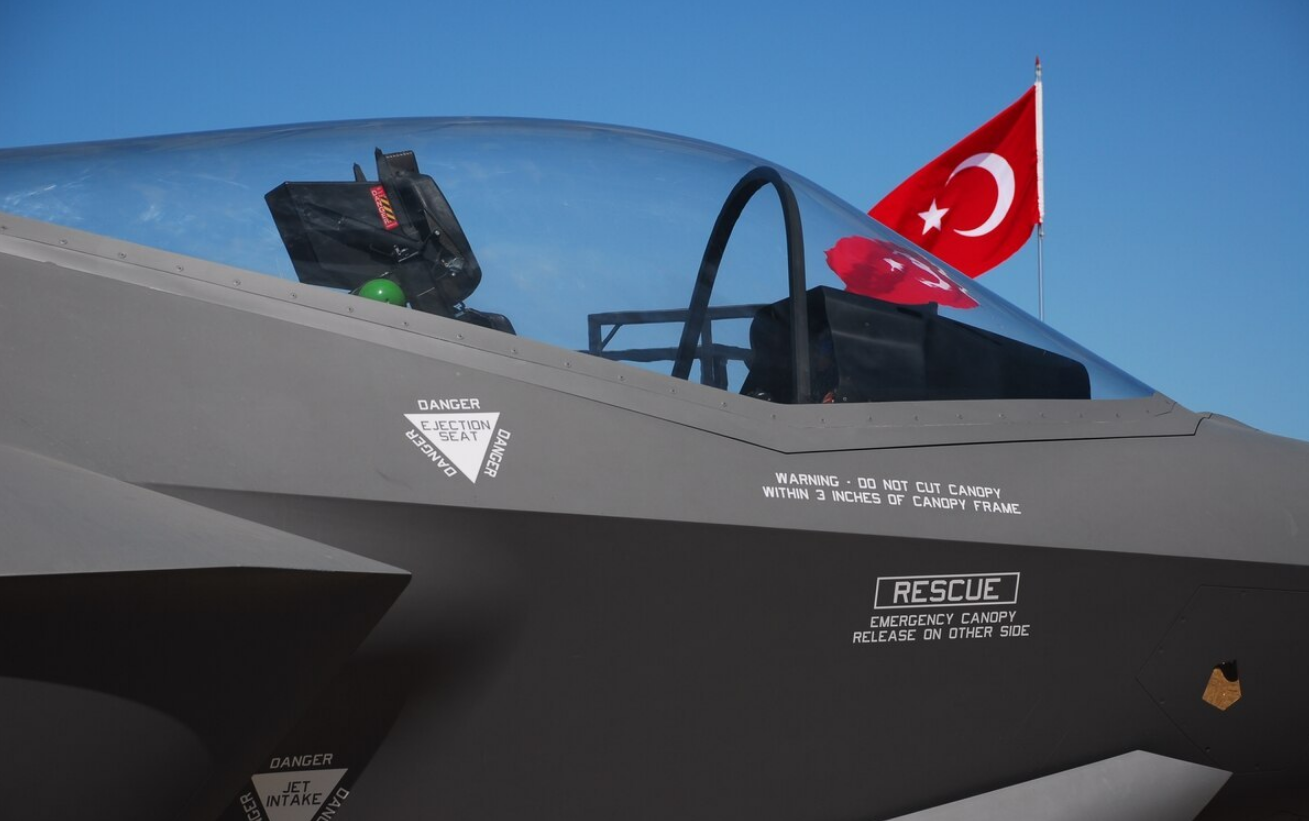 土耳其订购的F-35战机其实已经生产完毕,目前在美国的仓库里“吃灰”。