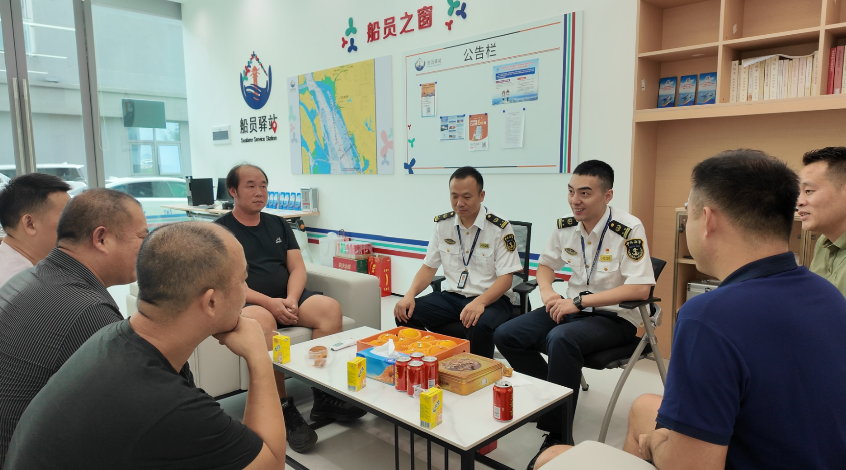 月满港区 情暖船员 宝安海事局船员驿站里的中秋暖心事
