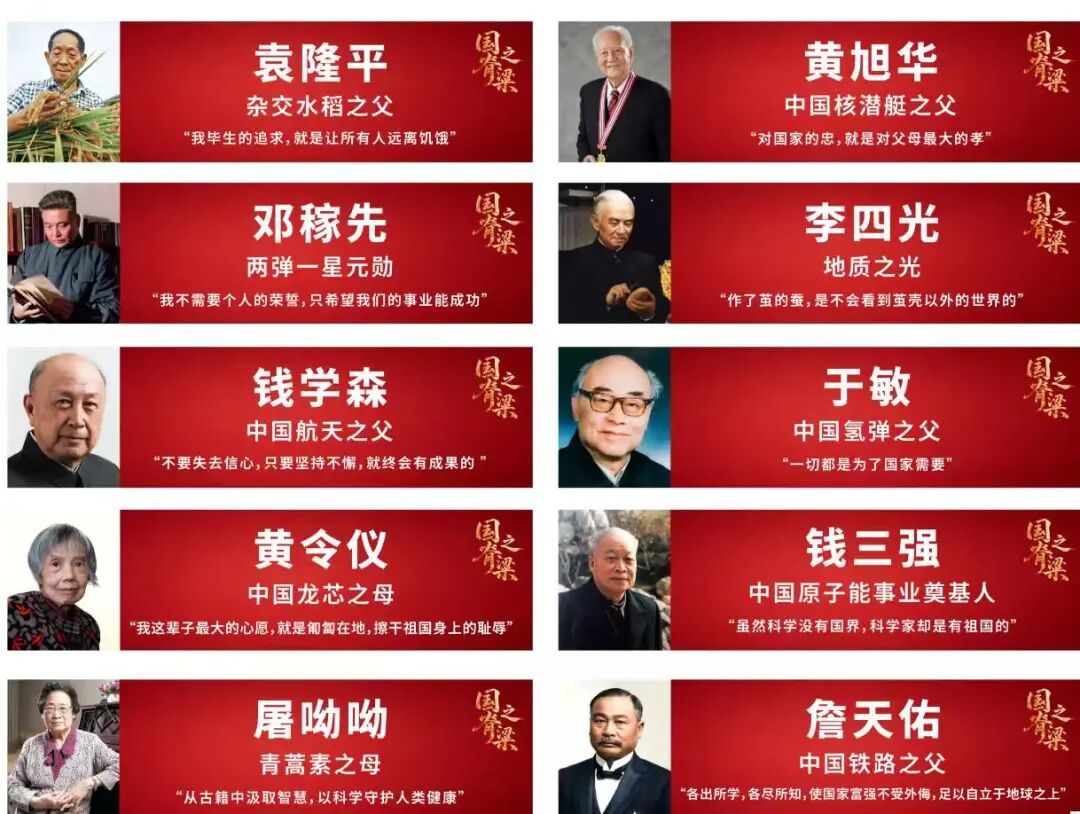 景区设计的10位科学家海报（受访者提供）