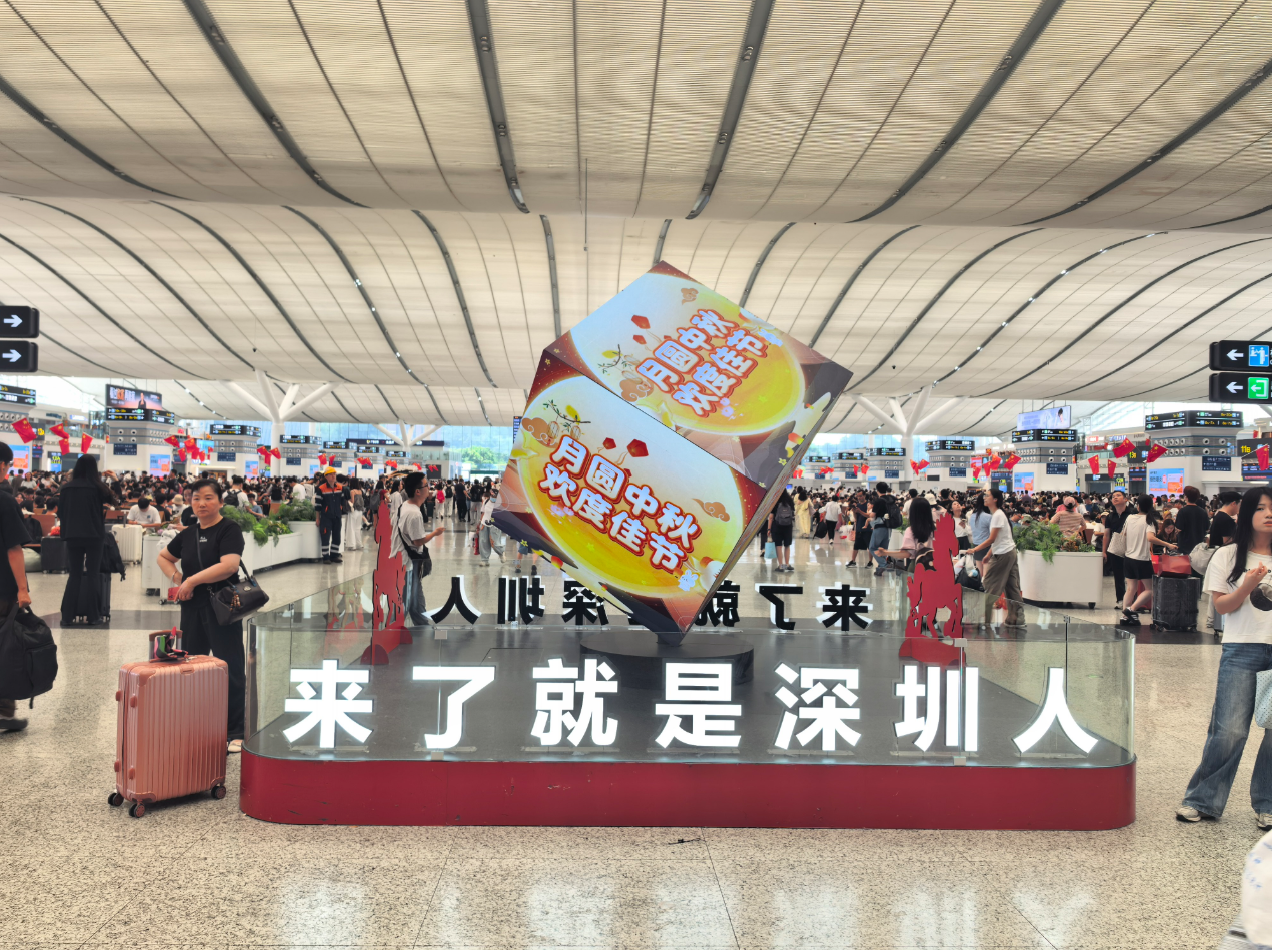 预计单日发送旅客41.3万人次创新高,深圳北站再现“人从众”景象