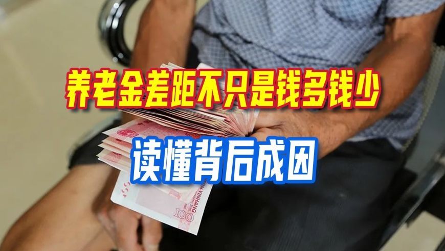养老金差距不只是钱多钱少，读懂背后成因，看懂普通老人晚年现实困境