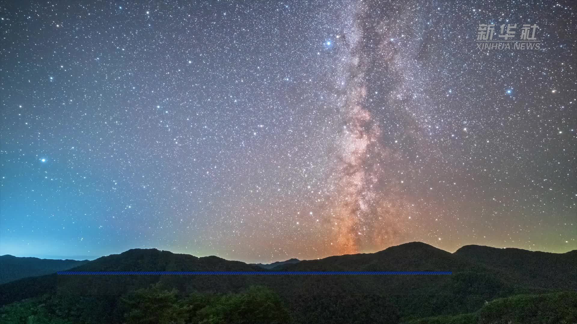 星河铺展边城夜——延时摄影看吉林集安秋日星空