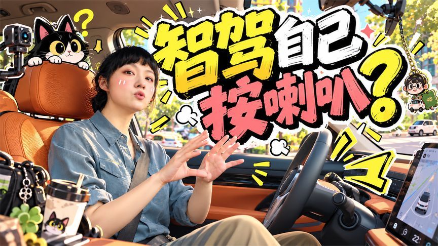 超车时，它自己按了喇叭
