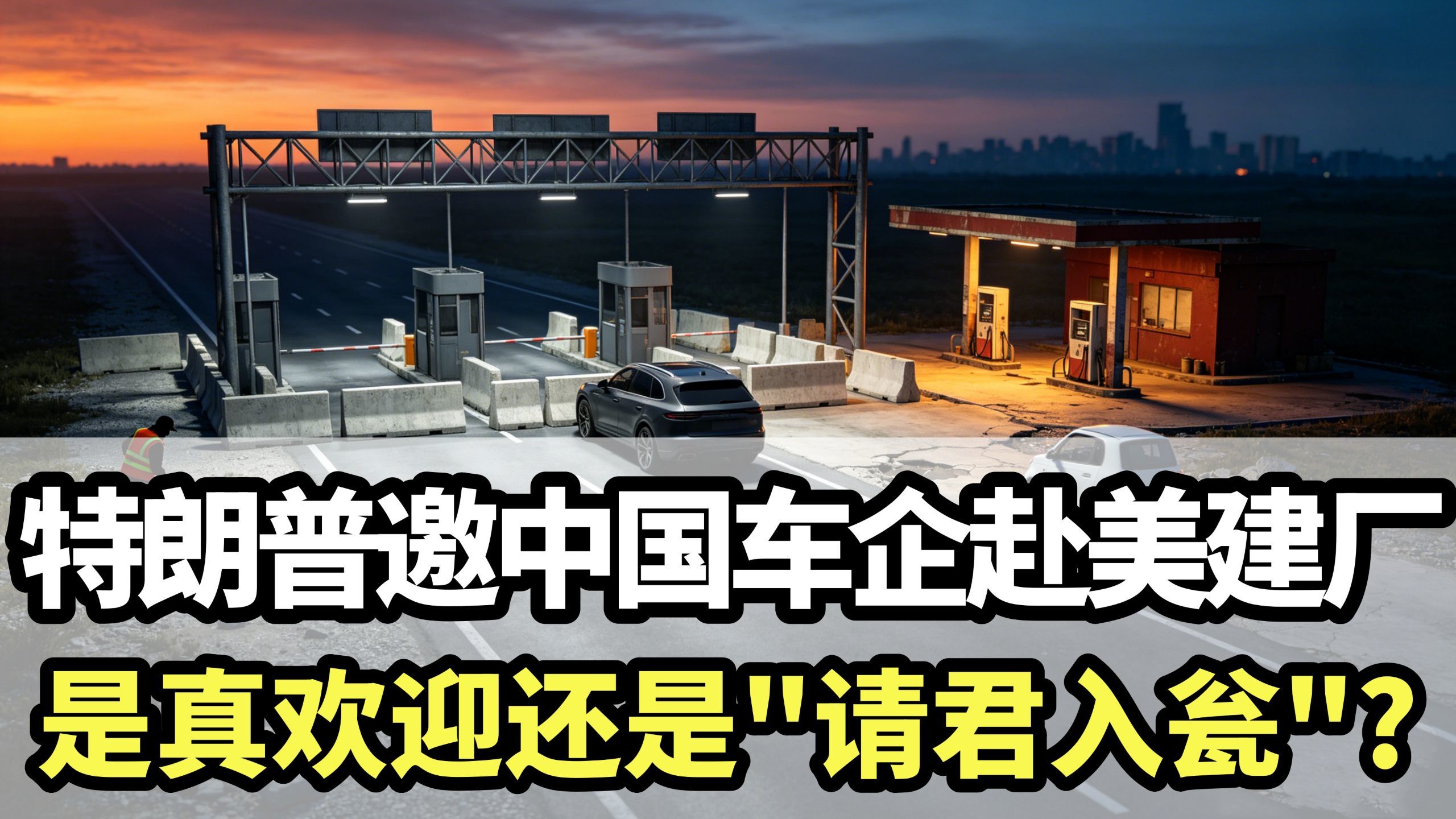 特朗普邀中国车企赴美建厂，是真欢迎还是“请君入瓮”？