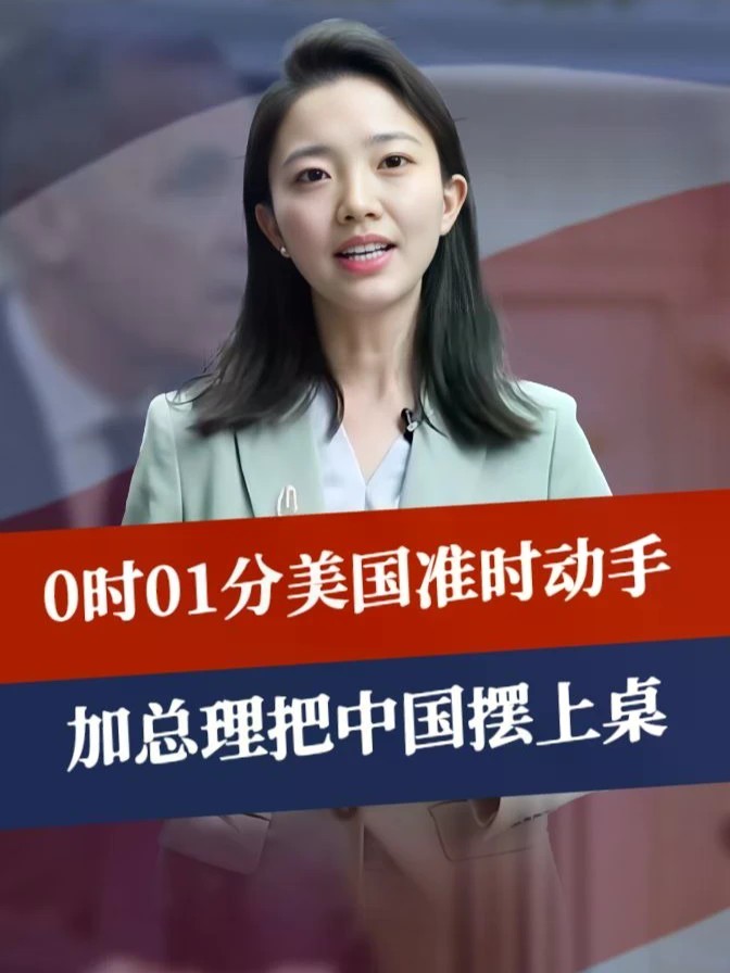 0时01分，美国准时动手，加总理把中国摆上桌，通告合作有风险 #零基础看懂全球 #全球创作者计划