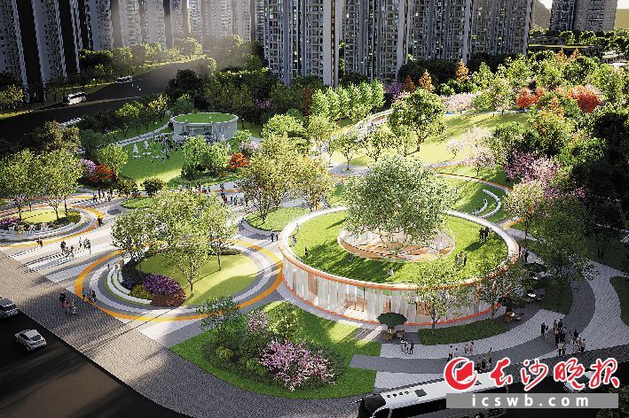 长沙国体公园建设意向图