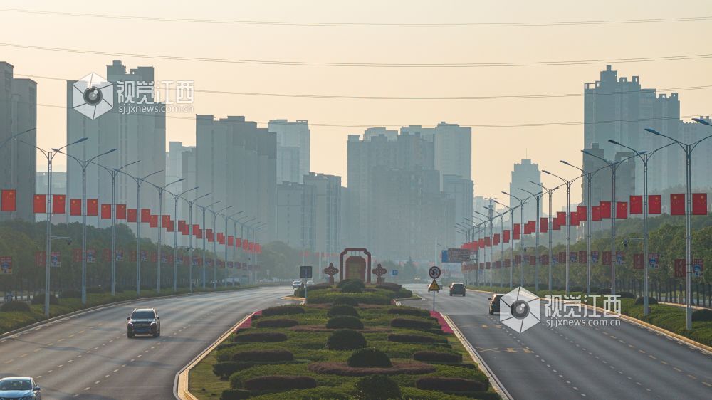 2026年9月28日在江西省吉安市吉州区拍摄的画面。