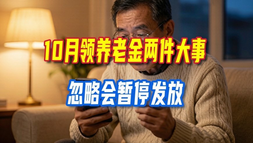 退休人员注意！10月领养老金两件大事，忽略会暂停发放，早点知晓不吃亏