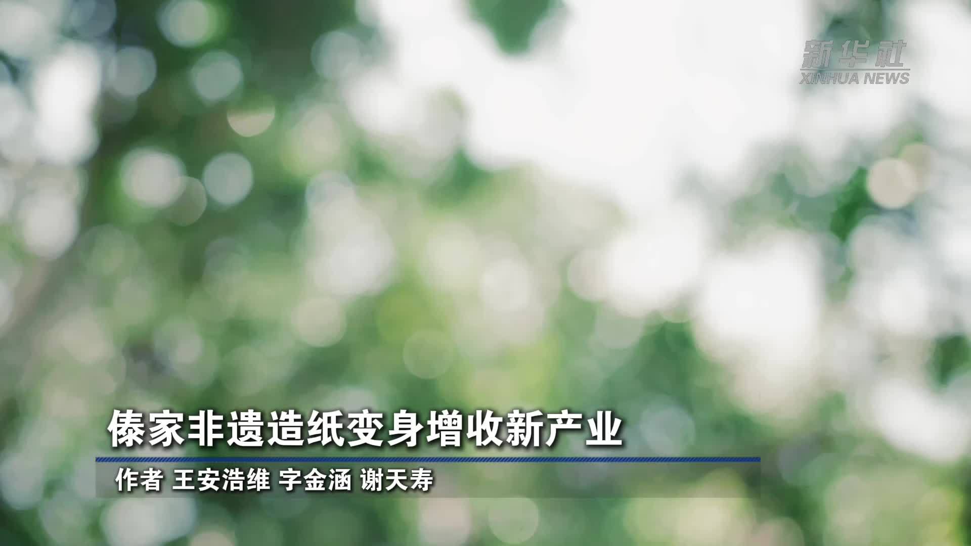 傣家非遗造纸变身增收新产业
