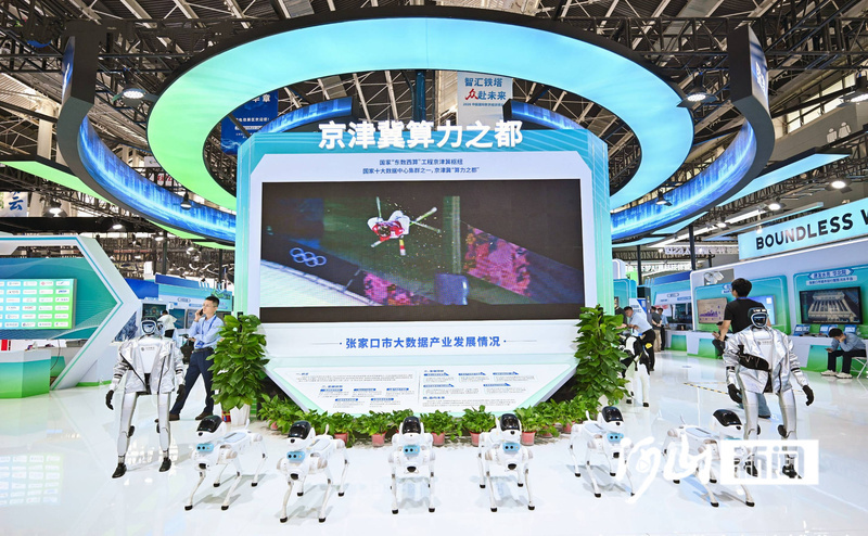 图为2026数博会上张家口展区。