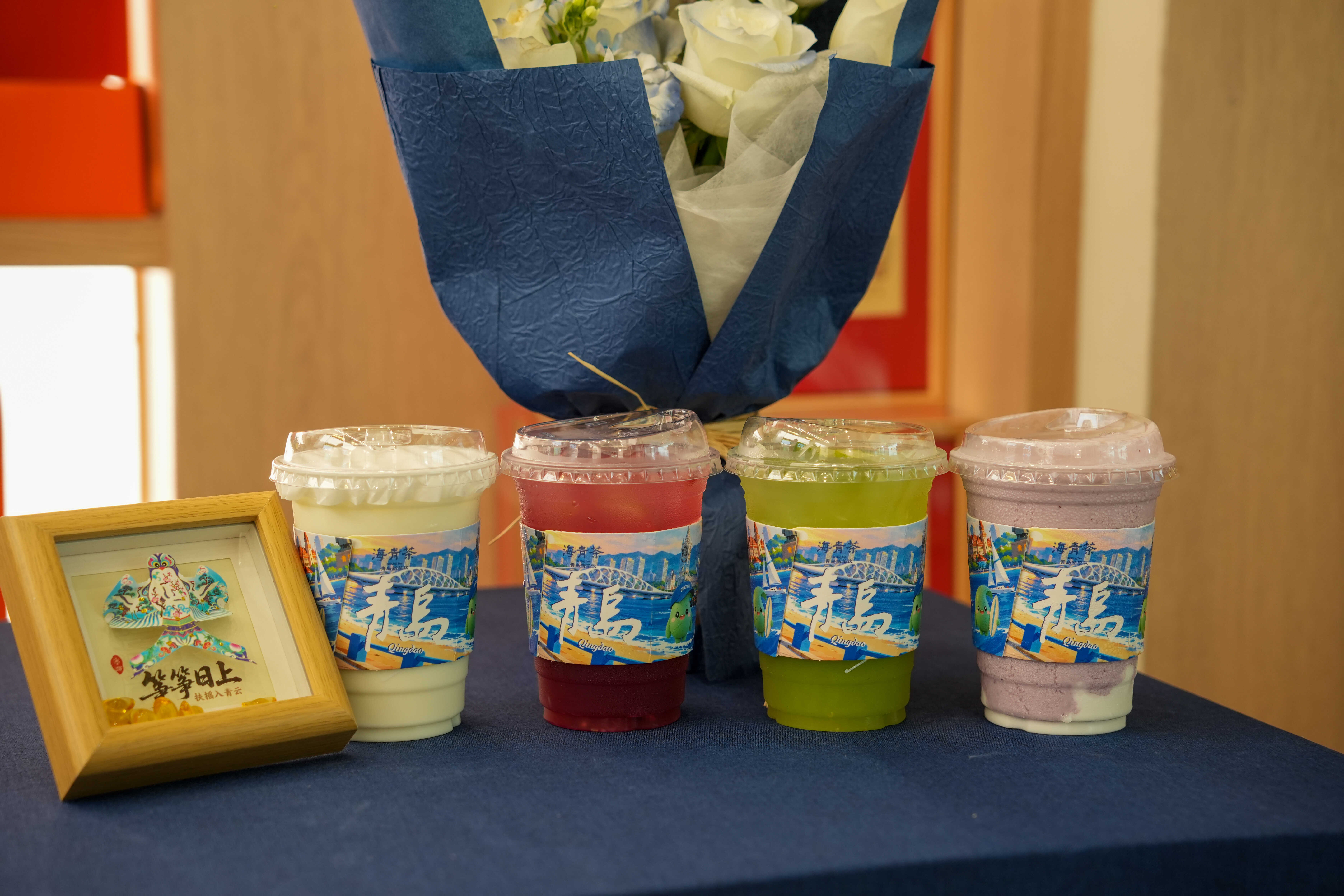 茶香进商圈 农品焕新颜|海青茶新茶饮青岛首店启幕,黄岛农品出圈城市生活